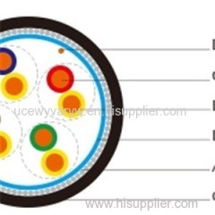 Flame Retardant CAT5e CWB/SWB/SWA Armoured Data Cables PVC Sheath