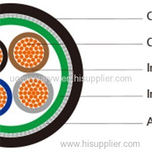 300/500V XLPE Insulated LSZH Sheathed Armoued Flame Retardant Power Cables (2-4cores)