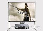 Quick Folding 160 x 120inch Portable Projector Screens For Hd 3d Projectors