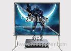 Huge 250inch HD Fast Fold Rear Projection Screen Outdoor / Stages