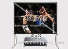 Easy Assembly 350" 4 To 3 Fast Fold Projection Screen For Hd Movie Projectors