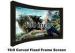 Full HD 100" Round Projection Screen With 4 Sides Black Velevt Frames