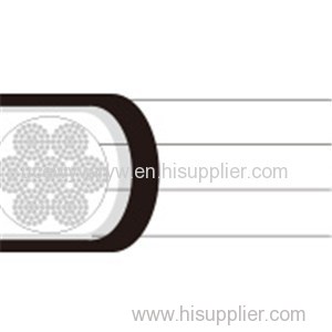 Type W Two-Conductor Flat Portable Power Cable 2kV