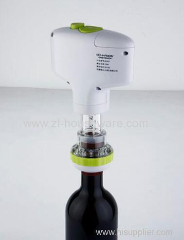 Wine Opener Bottle opener rwith 4x AA(1.5v) batteries CE and Rohs Certification Blister card packing