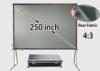 High Definition Rear Projection Screen Portable 200 x 150inch For Outdoor Show