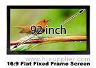 HD 3D Projector Screen 92 Inch Flat Projection Screen 1140 x 2030mm