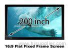 200 Inch Hanging Projection Screen / Home Theatre Projection Screens Wide View