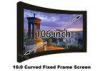 Fixed Frame Curved Projection Screen 106&quot; Diagonal 16 / 9 HD Projector Screens