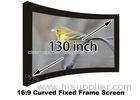 20 Degree House Office 130inch Manual Projection Screen High Brightness