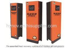 Tube-type heat recovery system for air compressor