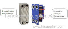 The contrast of the Tube type heat recovery system of air compressor and plate type heat exchanger