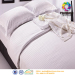 China satin stripe hotel bed sheet fabric