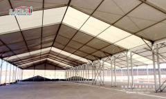 Aluminum warehouse tent for storage