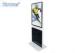 55" Floor Stand LCD Digital Signage With Rotating Screen for Hotel / Building