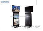 46" Dual Screen LCD Advertising Display IR Remote Control for Shopping Mall