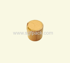 YELLOW WATER TRANSFER CAP WOODEN BAMBOO COLOR