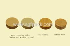 WATER TRANSFER CAP NATURAL WOODEN BAMBOO COLOR