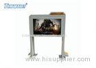 55" Floor Standing LCD Outdoor Display Digital Signage Wide Viewing 2000 cd / m2