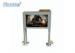 55" Floor Standing LCD Outdoor Display Digital Signage Wide Viewing 2000 cd / m2