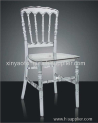 Crystal Resin Napoleon Chair in Hotel Chairs Size: (400*400*920mm)