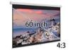 Classroom Manual Projection Screen / HD Projection Screen 60 inch 4 x 3 Format