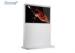 White Horizontal Andriod LCD Digital Signage 65 Inch Touch Screen for Advertising Totem