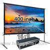 400" Bright Image Front Fast Fold Projection Screen With Travel Case