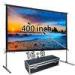 400" Bright Image Front Fast Fold Projection Screen With Travel Case