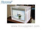 HD Digital Transparent LCD Showcase for Advertising Support SD / CF / USB