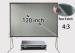 Community Events fast fold Rear Projection Screens 120 inch 4 to 3 Format