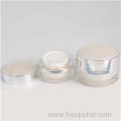 Oval Shape Cosmetic Jar