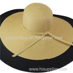 Colombian Straw Hat Paper Straw Hat with Wide Brim for Lady