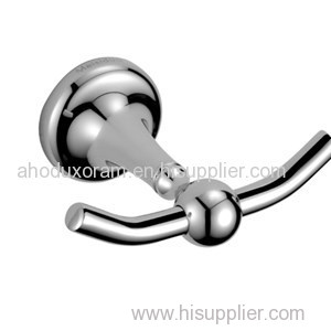 Polished Chrome Double Bath Hook