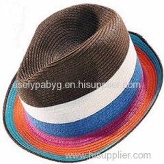 100% Paper Straw Hat Fold Sun Visor Hat