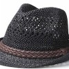 Fashion Straw Paper Basic Fedora Tribly Hat