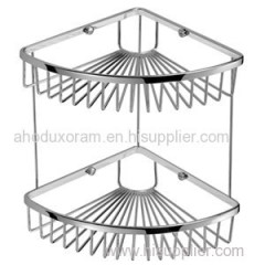 Wall Mounted Double Corner Basket