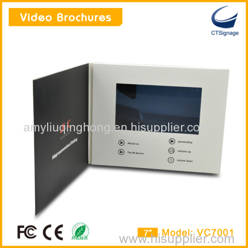 wholesale 7 inch lcd screen sexy video brochure greeting cards