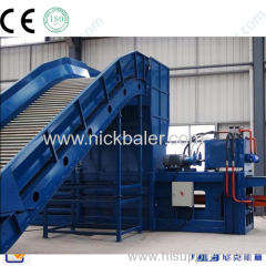 Horizontal or Vertical hydraulic baler for waste paper wool bales clothing