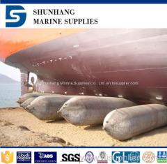 Long life span marine airbag for ship launching