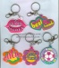 PVC key chain trademark refrigerate magnet