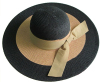 Summer Straw Floppy Hat for Lady