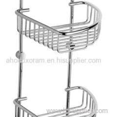 Two Tiers Brass Basket