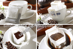 Ultrasonis Sealing Drip Coffee Packaging Machine with Outer Envelope