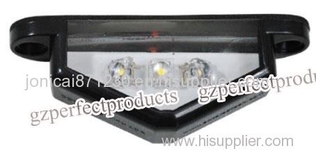 High quality trailer led number plate light