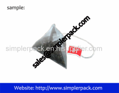 China Supplier Automatic Pyramid Tea Bag Packing Machine with Nylon Mesh with Thread and Tag