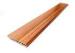 Wear Resistant PVC Skirting Boards UV Coating Matched Wood Grain Floor