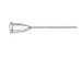 600mm Steel Self Leveling Compound Tools Round Mixing Paddle Zinc Plated