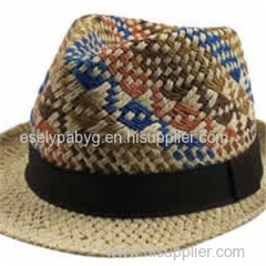 Men's Paper Fedora Hats Suitable for Summer Season/Party/Festival