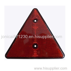 High quality red triangle reflector