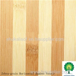 Zebra-grain Horizontal Bamboo Veneer